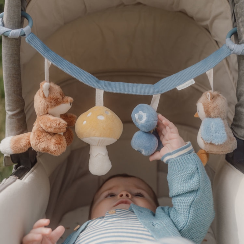 Kinderwagen Spielzeug, Mobile Spielzeug, Pilz Spielzeug, Murmameleuchten, Schnuller Halter?