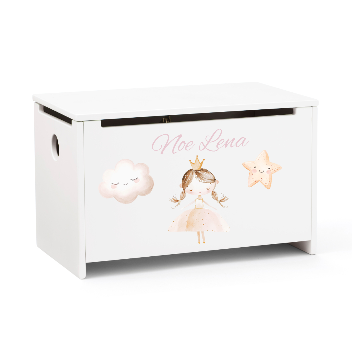 Kindertruhe, Aufbewahrung, Möbel, Rosa Dekor, Sternchen