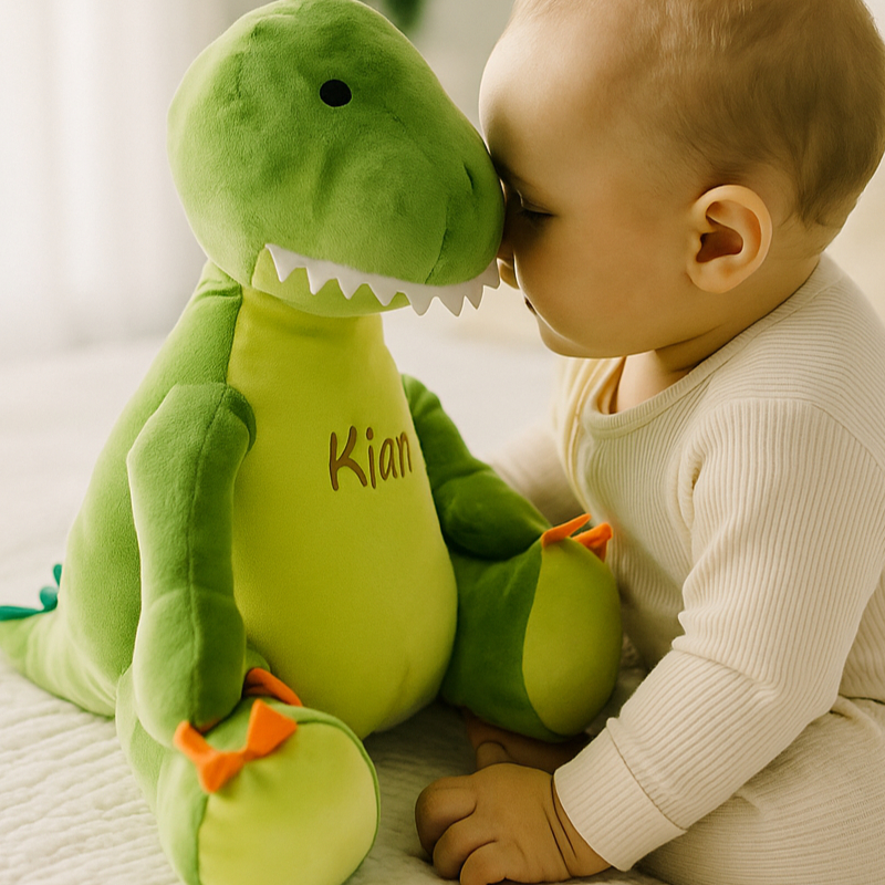 Plushie, Dinosaur, Kleines Kind, Kinderplüschtier, Grün