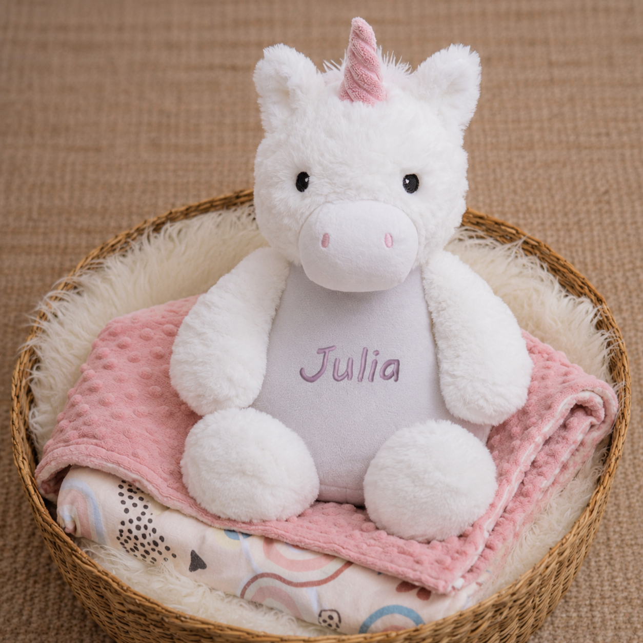 Plushie, Pony, Unicorn, Name personalisiert, Kuscheltier