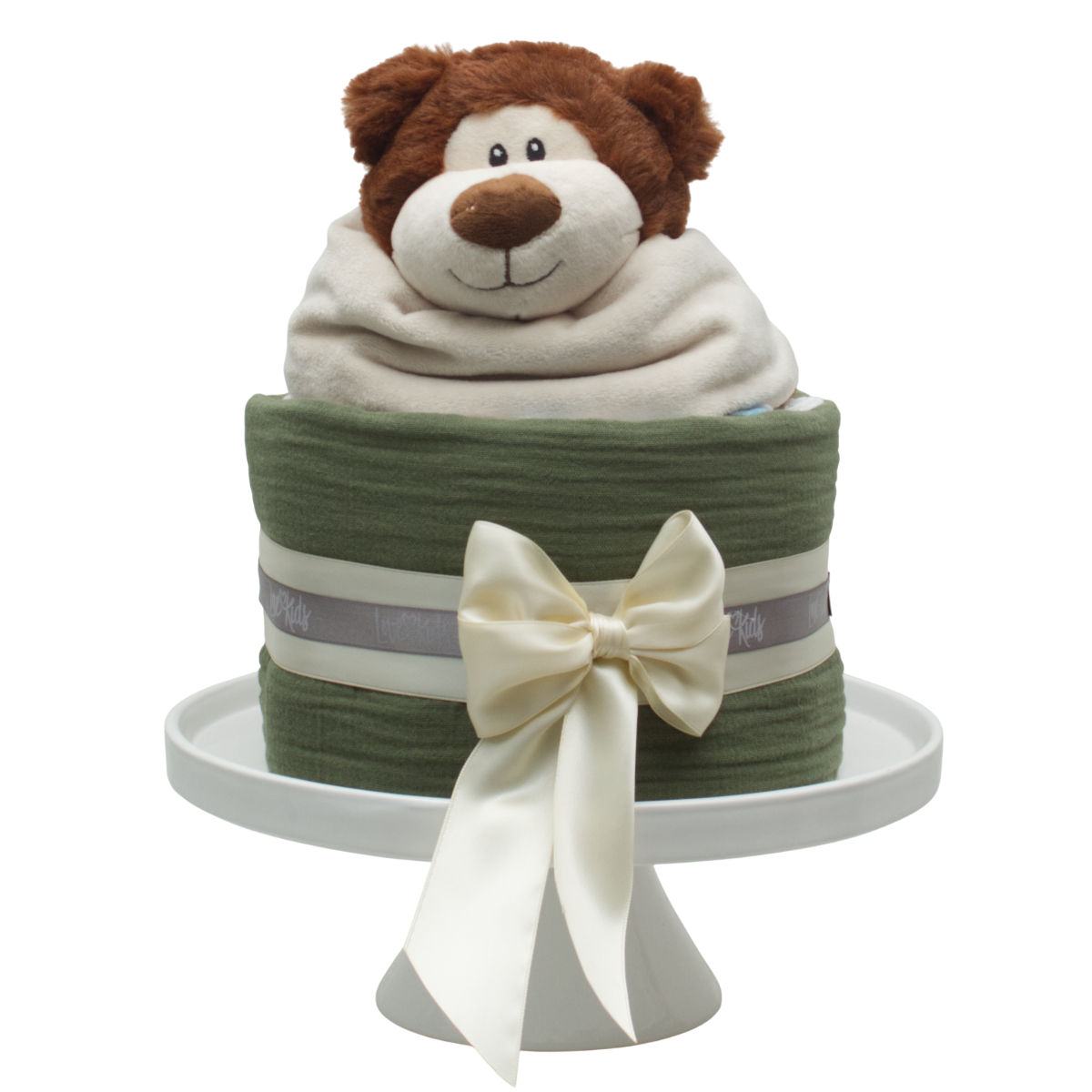 Schokobär, Tortenaufsatz, Torte, Stofftier, Kuchen-Deko
