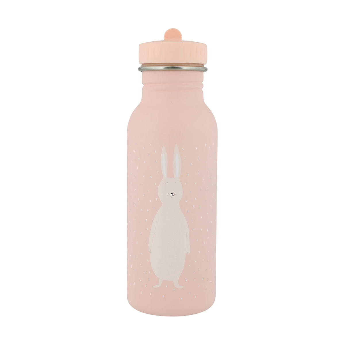 Trinkflasche, Still, Rosa, Hase, Musterdetail