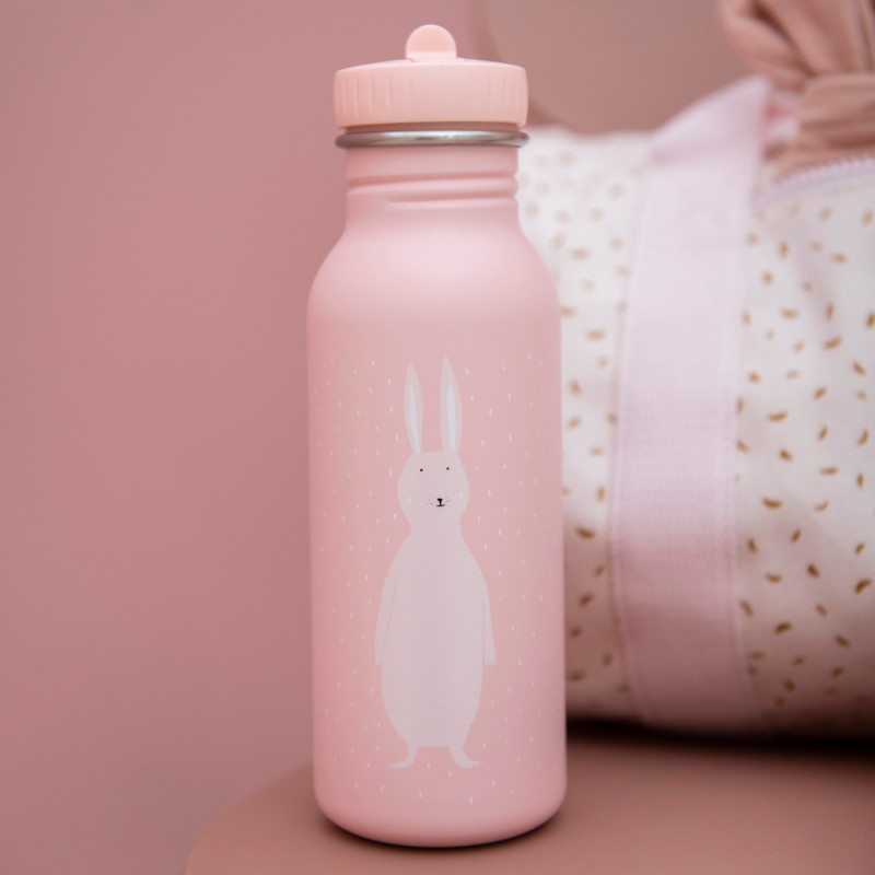 wasserflasche, pink, hase, süß, flasche deckel