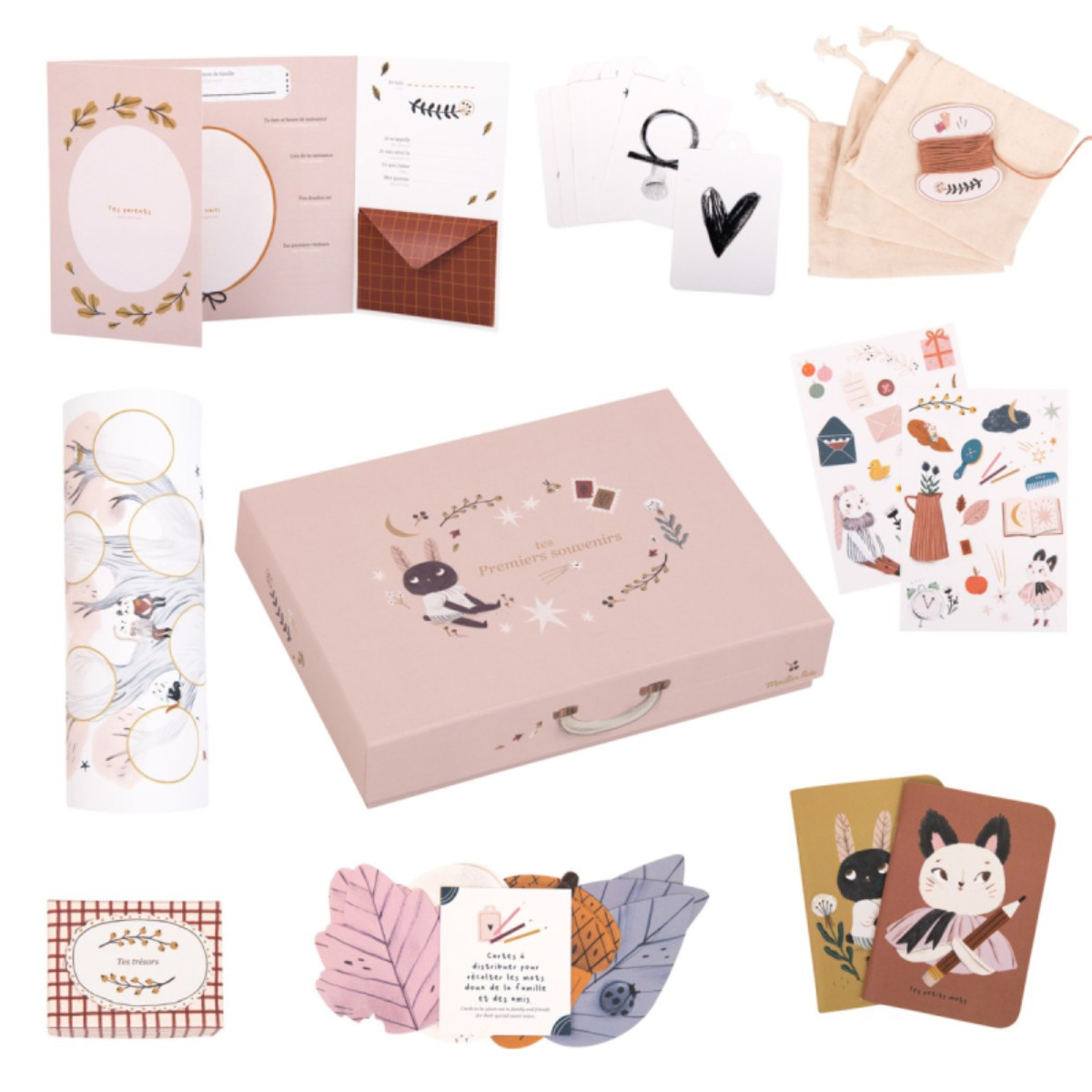 Papeterie, Karten-Set, Geschenksbox, Stickers, Notizmaterial