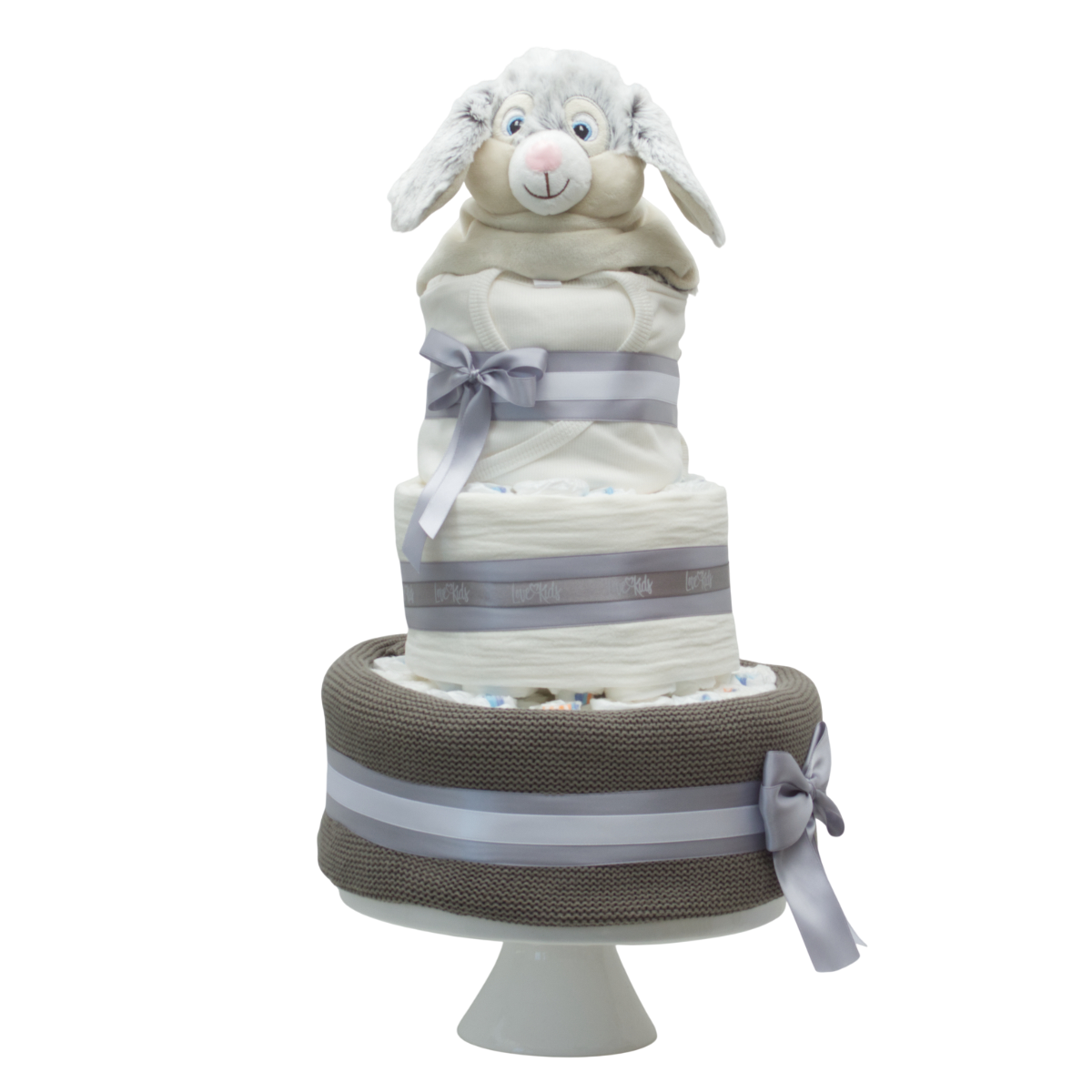 Kuchen, Hochzeitstorte, Tiermotiv, Himbeer, Farbband