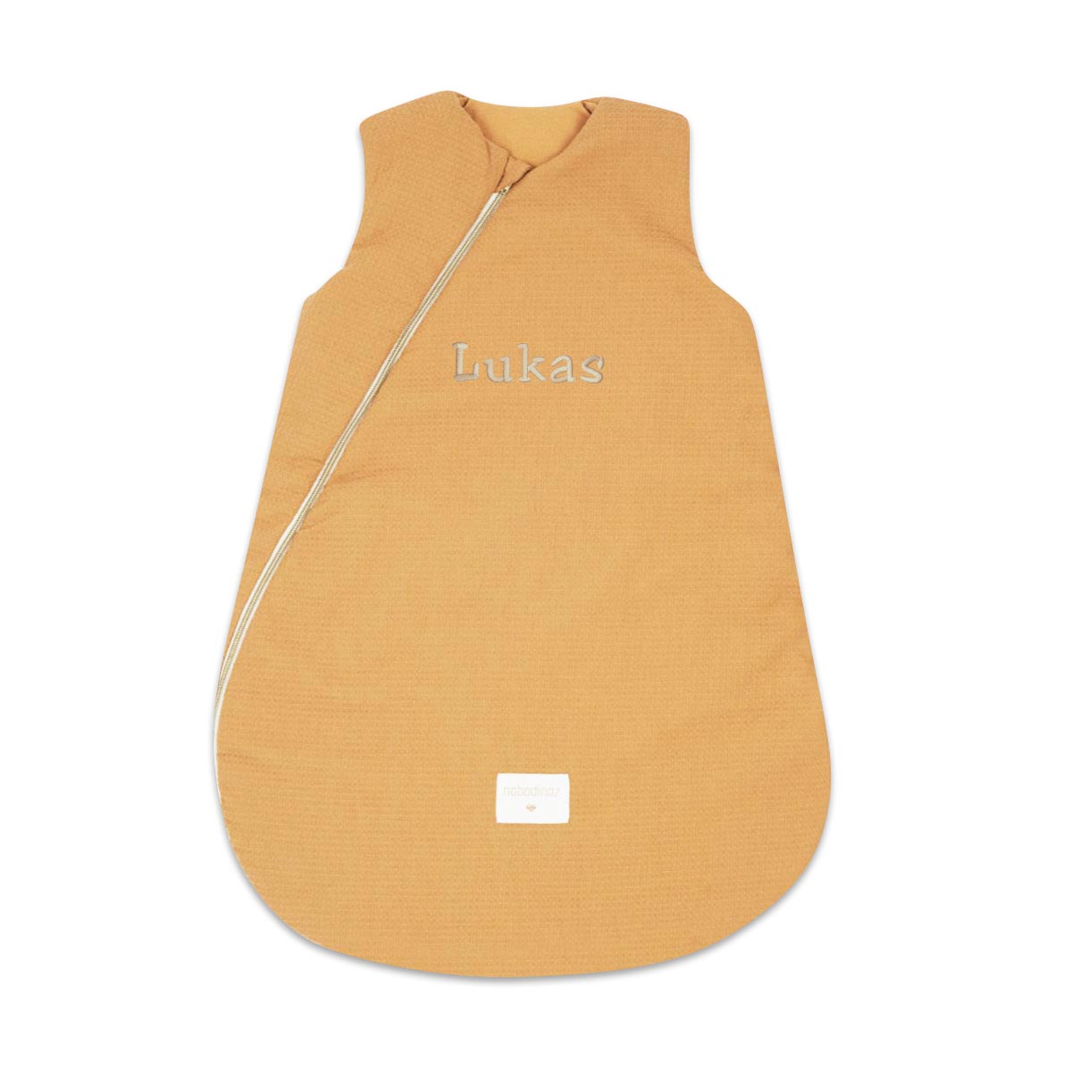 Schlafsack, Grobstrick, Kuschelig, Beige, Zugbändchen