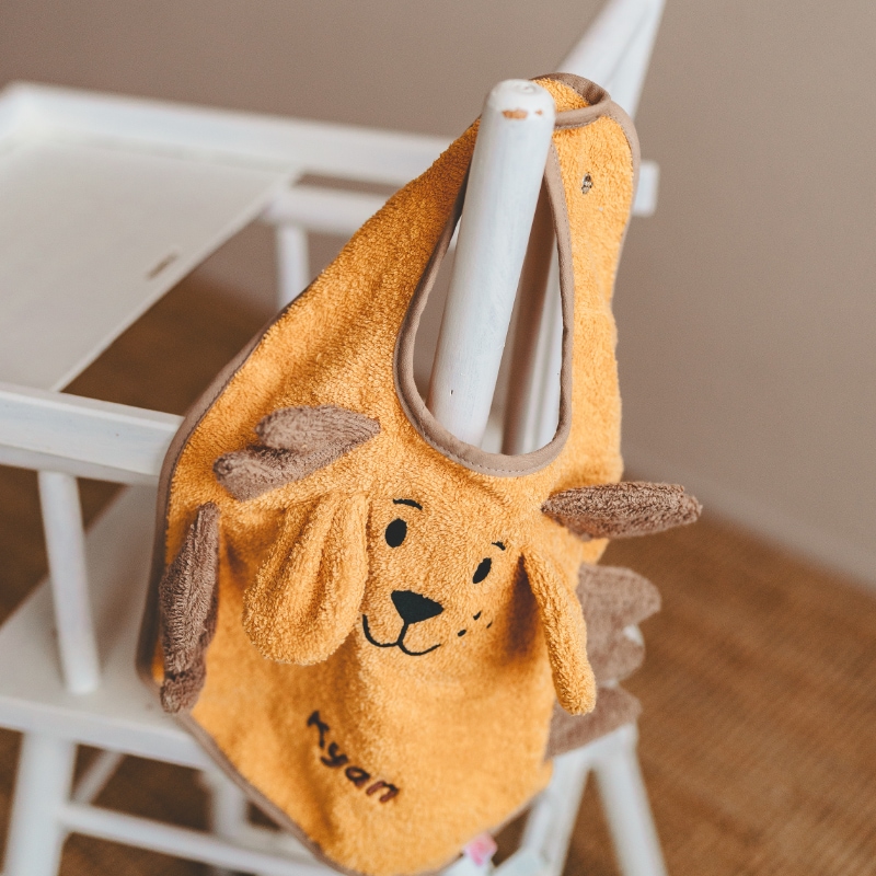 Babyhandtuch, Tiergesicht, Kuscheltuch, Giraffe, Fleece
