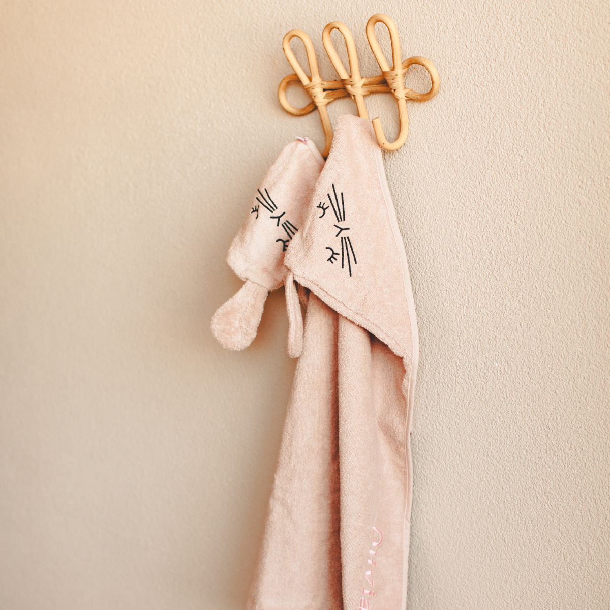 Handtuch, Pflegehandtuch, Mikrofasern, Rosa, Kuschelig