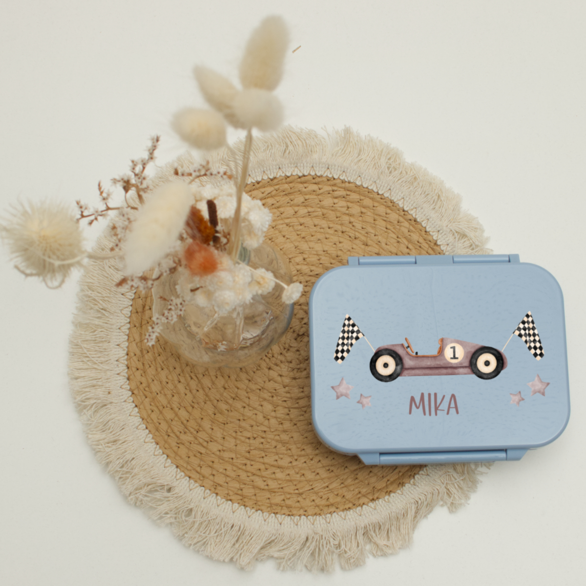 Kinderbox, Motorcase, Blau, Auto-Design, Personalisierte Box