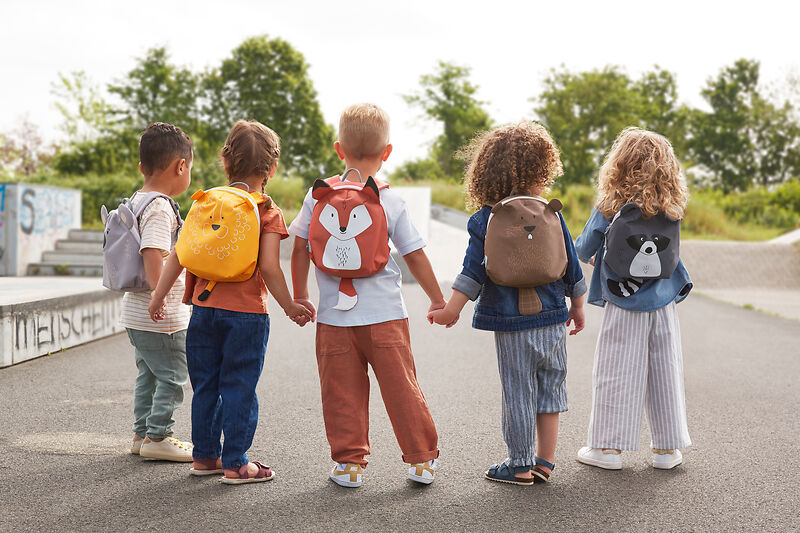 Kinder, Rucksack, Backpacks, Kleidung, Gruppe