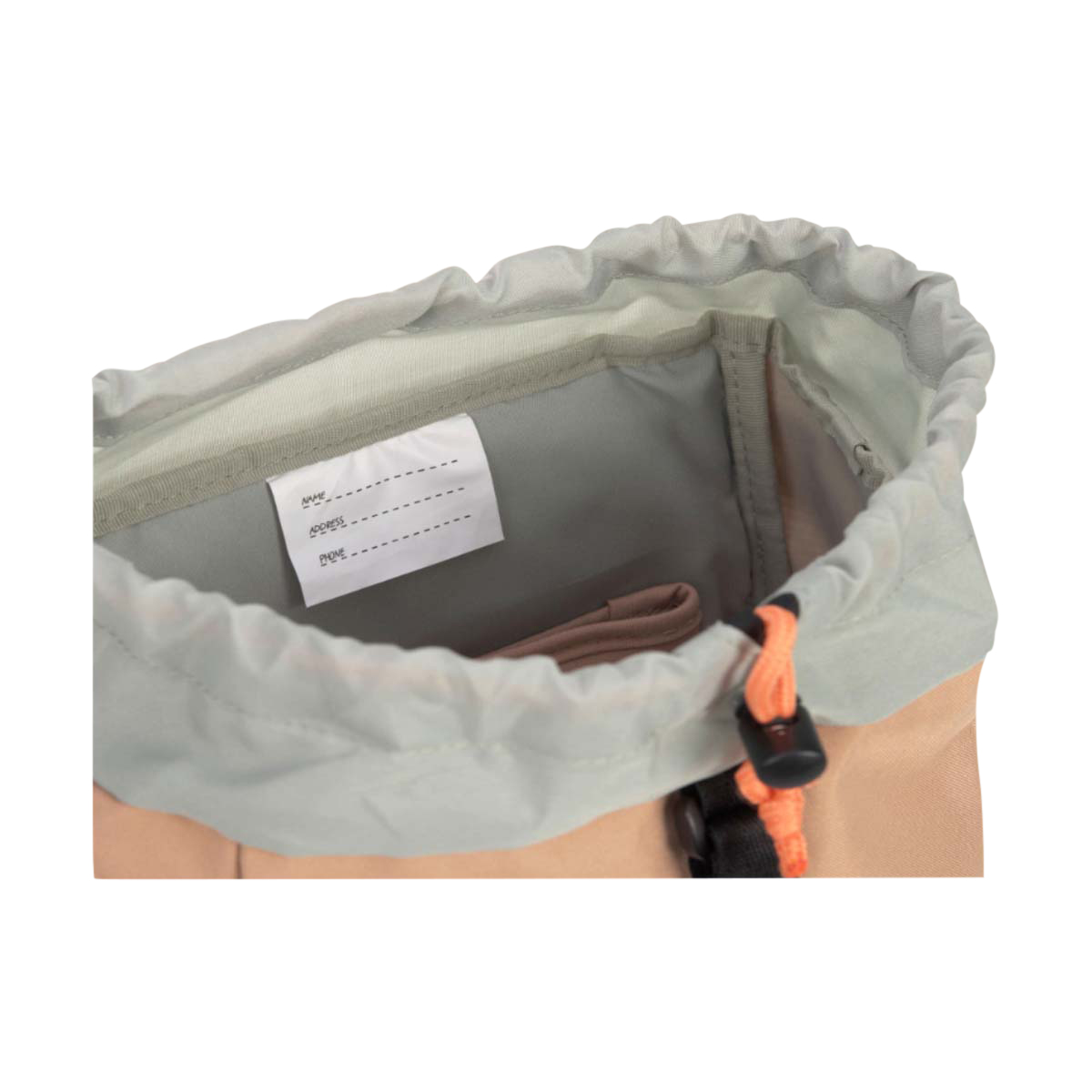 Zugband, Tasche, Interieur, Etikett, Tortchen?