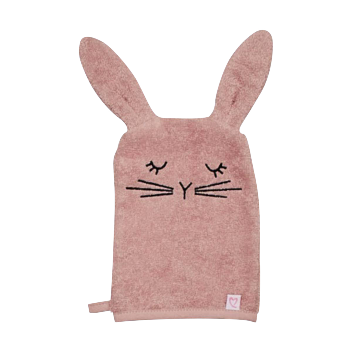 Hase, Kapuzen-Stoff, Handtuch, Rosa, Stofftasche