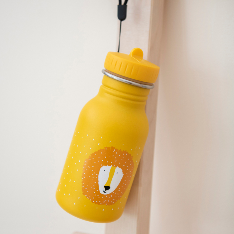 Kinderflasche, Trinkflasche, Gelb, Löwe, Kunststoff