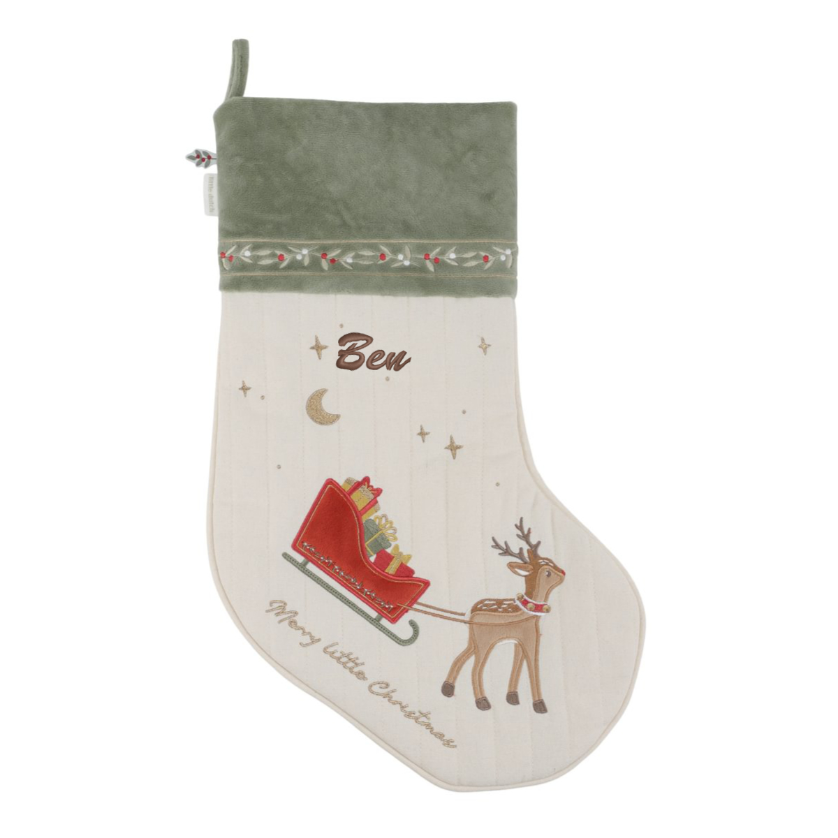 Adventskalender, Kleidungstextil, Sockenbaum, Winterdekoration, RehMotiv