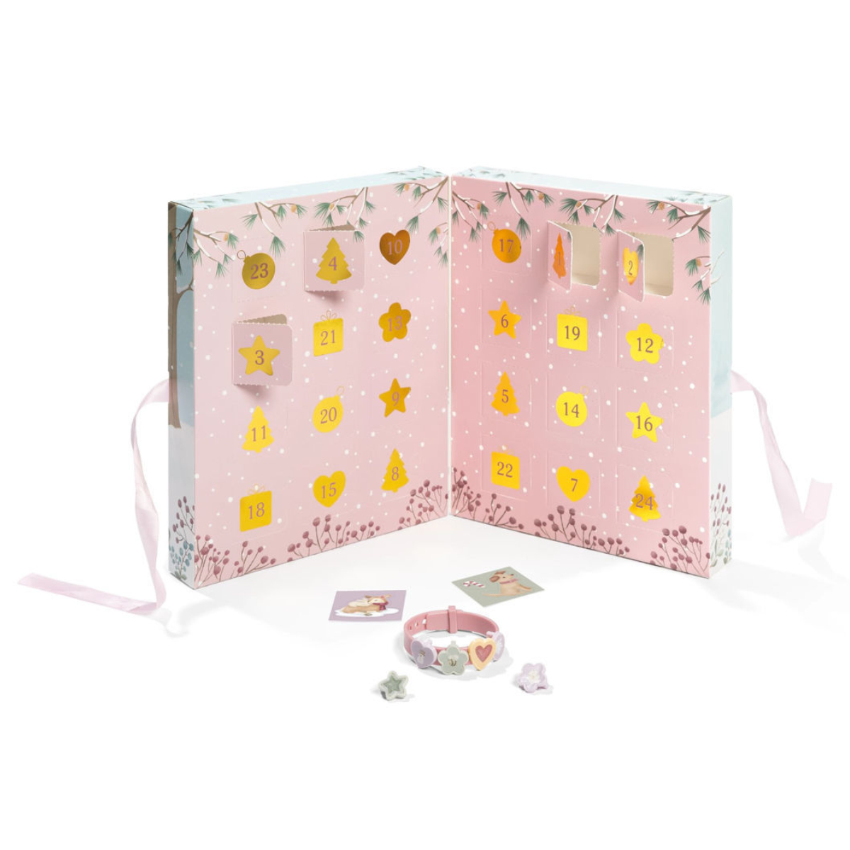 Adventskalender, Pinkeischer, Kalender, Sticker, Armband