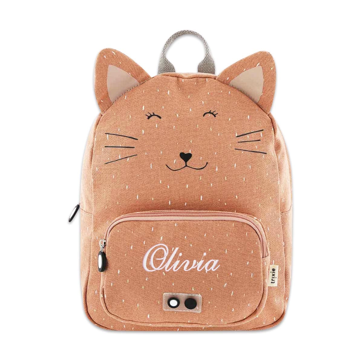 Rucksack, Katzenbauch?, Kinder Rucksack, Orange, Texturiertes Gewebe