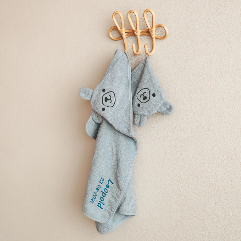 baby socke, handschuhe, bärengesicht, grau, weiches gewebe