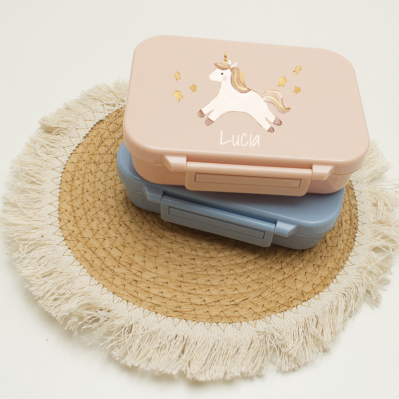 unicorn, Schachtel, Lunchbox, Pastell, Strohkorb