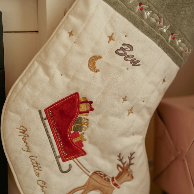 Patchwork,  stitching, REINDEER, Schlitten, Sterne