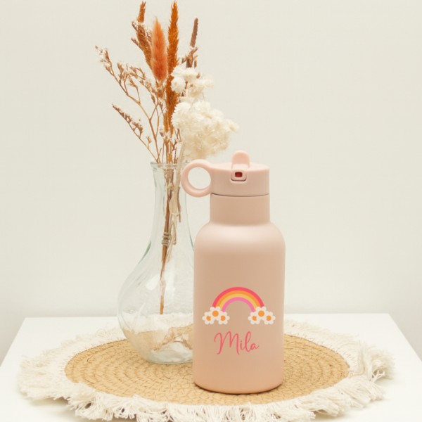 Kinder Trinkflasche Rainbow 350 ml, Blush Pink