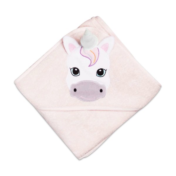 Linge à capuche licorne