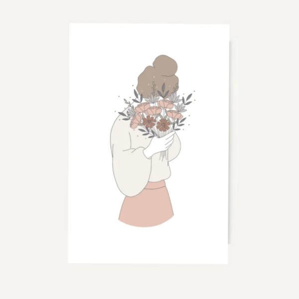 Carte de vœux ''Merci maman''
