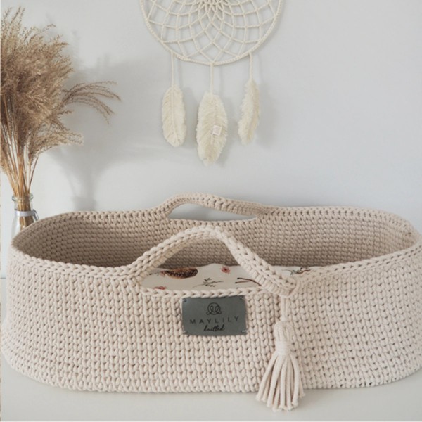 Panier Moses, Beige