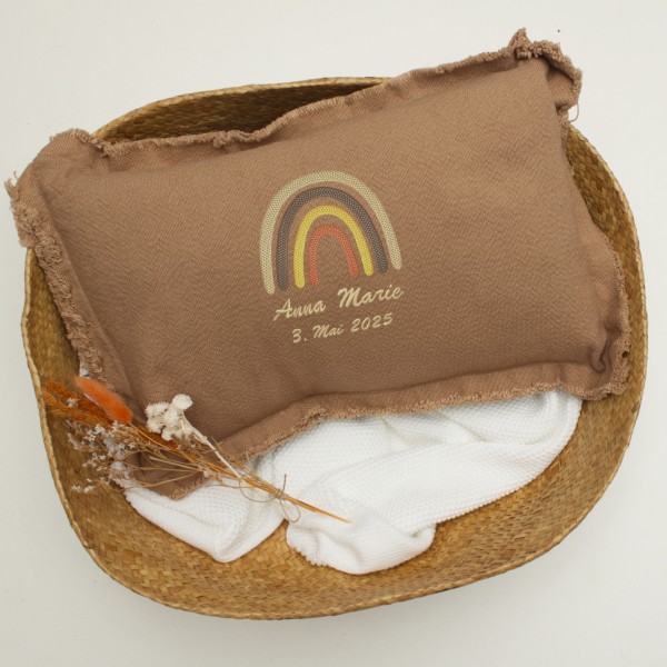 Geburtskissen Regenbogen, Sesame