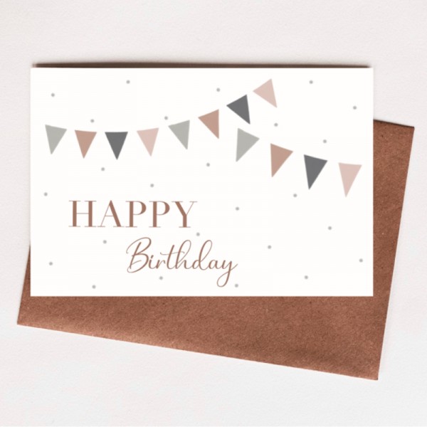 Glückwunschkarte Happy Birthday