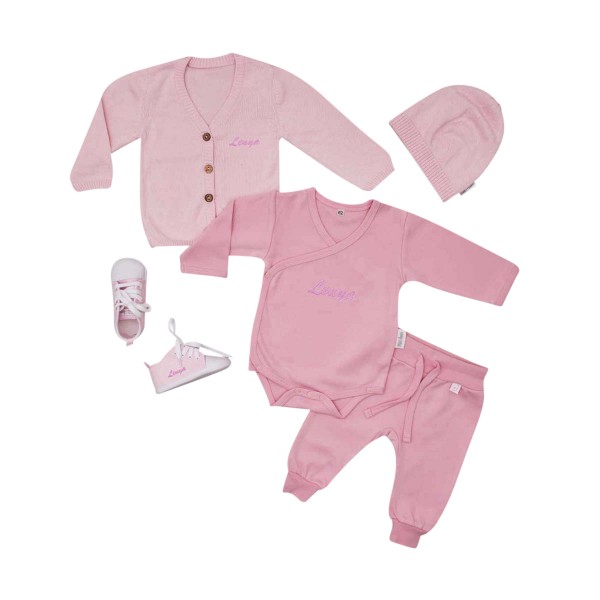 Babygeschenk Set Premium, Rosa