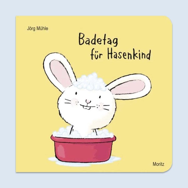 Badetag für Hasenkind, Pappbilderbuch