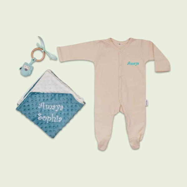 "Baby Schlaf-Set ""Essentials"" mit Beissring, Cremeweiss, 1"