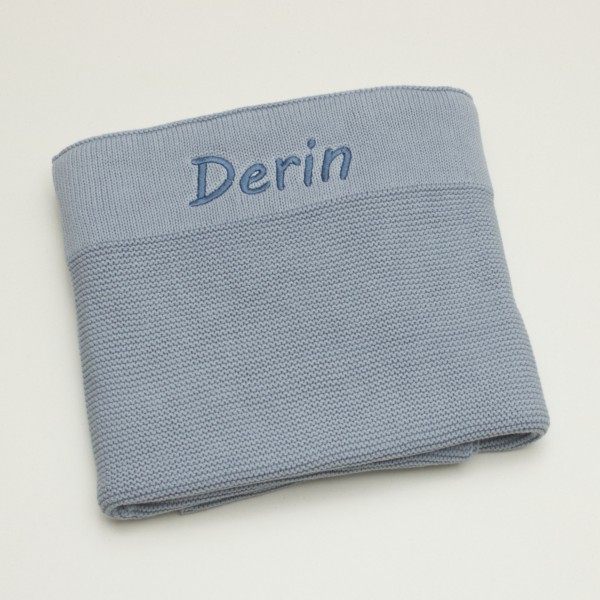 Baby Strickdecke, Blue