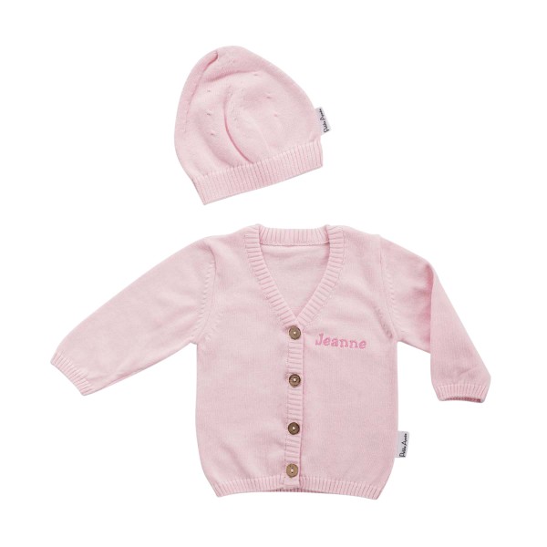 Baby Pullover und Mütze, Rosa