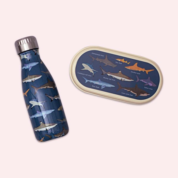 Bento Box & Stahlflasche, Sharks, 1