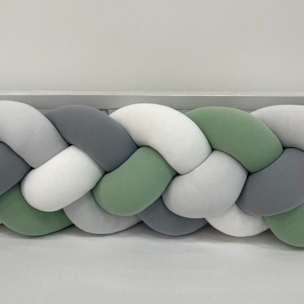 Bed snake &quot;Quattro&quot;, Sage Green