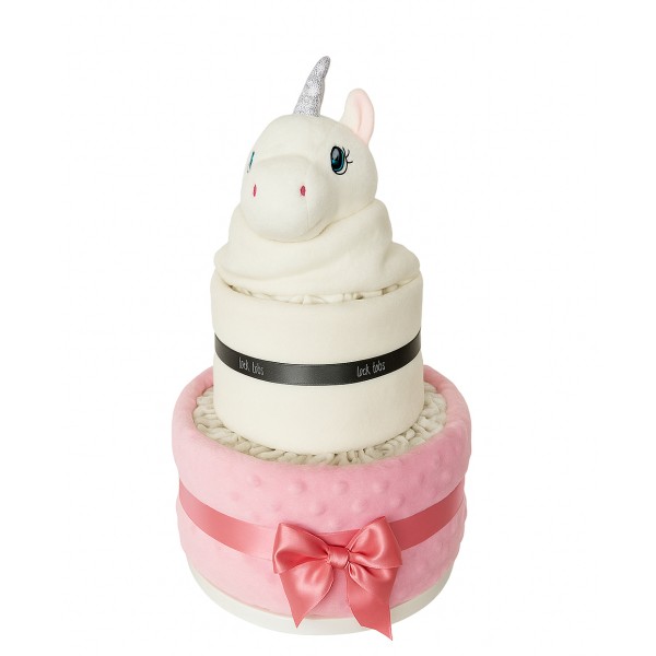 Gâteau de couches Licorne Moyen, Love Kids