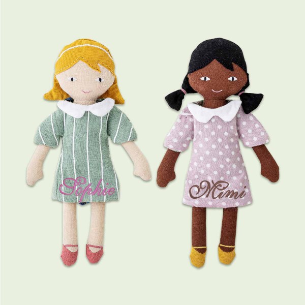 Petites poupées en tissu Hella &amp; Stella