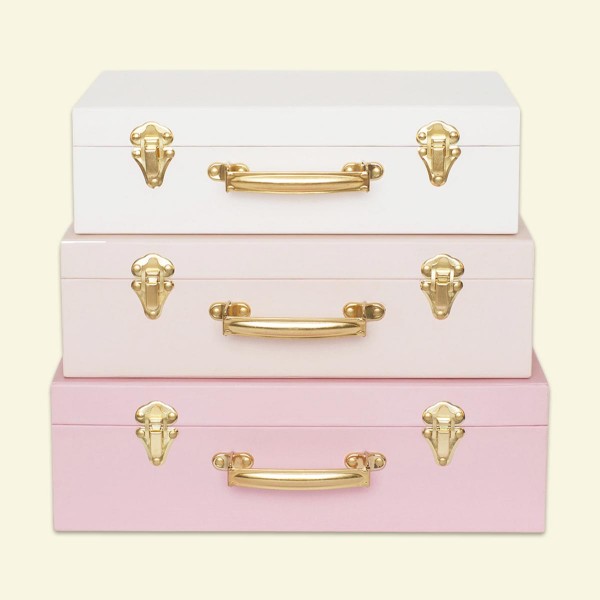Suitcase Set 3-piece Pink, Jabadabado