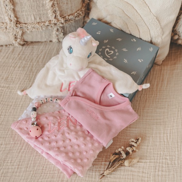 Body, couverture et chaîne à lolette avec licorne