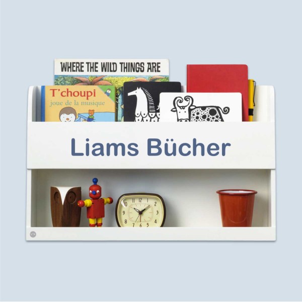 Wall shelf white, Tidy Books