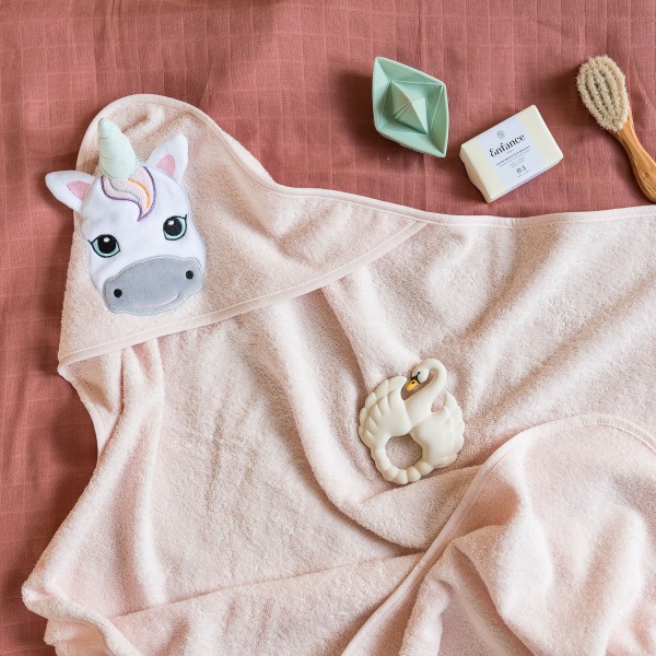 Hooded towel &amp; Comforter, Unicorn