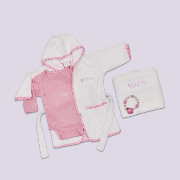 Luxurious Babybath set, pink