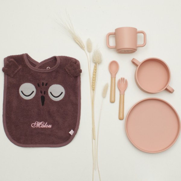 Babygeschirr Set, Eule