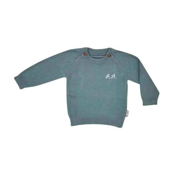 Baby Strickpullover, Mint