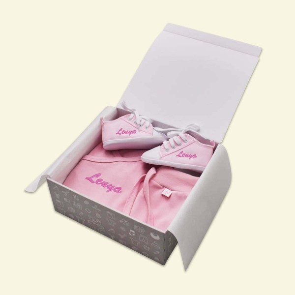 "Baby-Set ""Basics"", komplettes Outfit Rosa, 2"