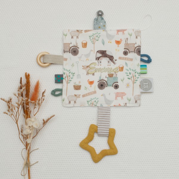 Knistertuch Baby, Bauernhof