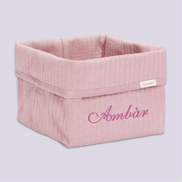Nursing Basket Small Pure Mauve, Little Dutch
