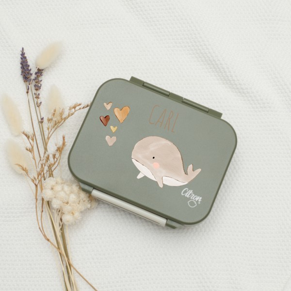 Lunchbox Kinder Wal klein