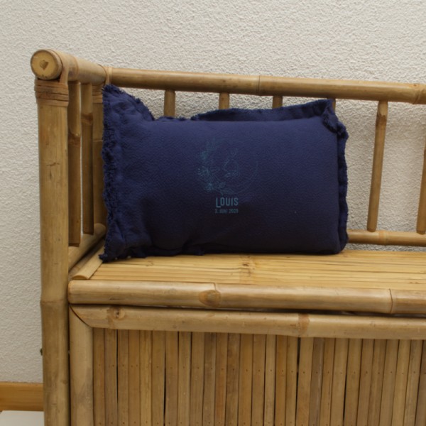 Geburtskissen Mond, Cobalt